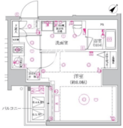 ベルシード森下2 601 間取り図
