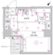 ベルシード森下2 401 間取り図