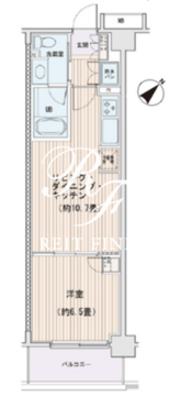 エスティメゾン豊洲レジデンス E-723 間取り図