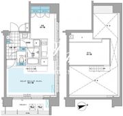 プライムアーバン芝浦ロフト 501 間取り図