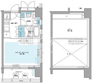 プライムアーバン芝浦ロフト 1103 間取り図