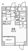 東神田テラスレジデンス 1108 間取り図