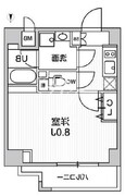 オルタナ菊川2 501 間取り図