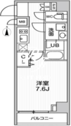 オルタナ菊川2 605 間取り図