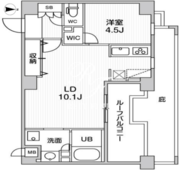 オルタナ菊川2 702 間取り図