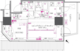 ズーム中目黒 705 間取り図