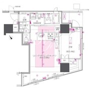 ズーム中目黒 1102 間取り図
