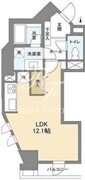 ドゥーエ西麻布2 1001 間取り図 ?>