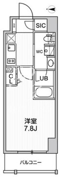 ステージグランデ日本橋人形町 404 間取り図