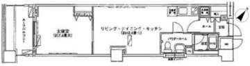 アクロス目黒タワー 506 間取り図