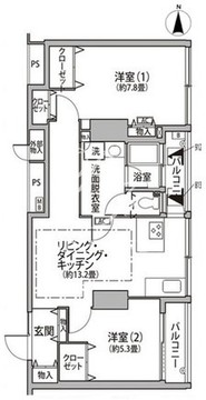 東雲キャナルコートCODAN 12-912 間取り図