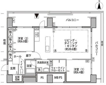 東雲キャナルコートCODAN 17-913 間取り図