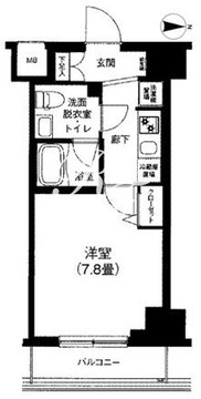 アイルイムーブル亀戸 603 間取り図