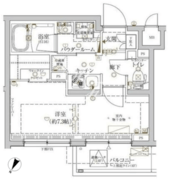 クレイシア新宿ノース 202 間取り図