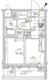 クレイシア新宿ノース 205 間取り図