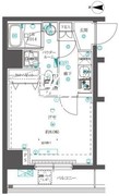クオリタス押上 701 間取り図