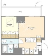 リテラス渋谷笹塚 103 間取り図