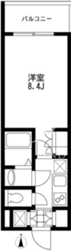 プライマル錦糸町 702 間取り図