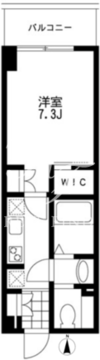 プライマル錦糸町 205 間取り図