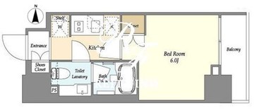 ベラスウィータ戸越 1103 間取り図