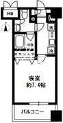 レジディア四谷三丁目 806 間取り図