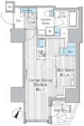 グランハイツ曙橋 1403 間取り図