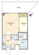 プラート宮坂 505 間取り図