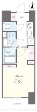 コンフォレスト中延 903 間取り図