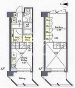 プライムメゾン浅草イースト 506 間取り図