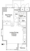 プライムアーバン池袋 1305 間取り図
