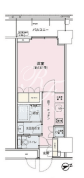 アンビエンテ駒込 804 間取り図