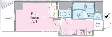 マノア白金高輪 401 間取り図