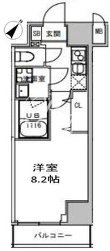 エスレジデンス押上クレール 102 間取り図