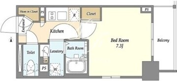 テラス南千住 303 間取り図