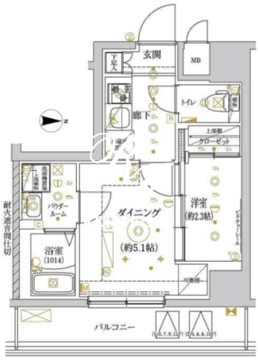 リルシア王子 902 間取り図