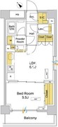 パークアクシス門前仲町テラス 111 間取り図