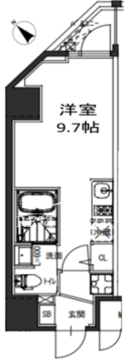 エスレジデンス駒込六義園 504 間取り図