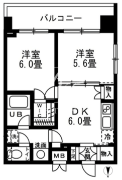 レジディア錦糸町 715 間取り図