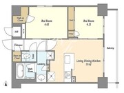 テラス南千住 501 間取り図