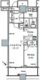 ザ東京タワーズミッドタワー 1711 間取り図