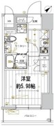 レガリス品川サウス 1202 間取り図