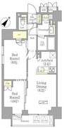 パークヴィラ恵比寿 501 間取り図