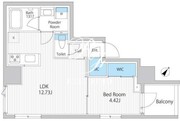 イプセ東京月島 203 間取り図