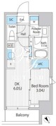 イプセ東京月島 501 間取り図