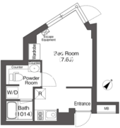 エスタート大井町 フォレスト515 間取り図