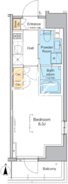 プラウドフラット木場2 305 間取り図