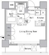 パークアクシス本郷の杜 703 間取り図