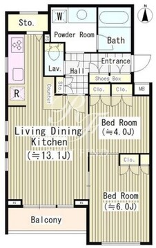エル・セレーノ南麻布 303 間取り図