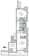 ブリリアイスト町屋 905 間取り図