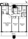 ラサンテ池田山 1602 間取り図